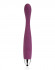 Фиолетовый вибратор Cici Violet с гнущейся головкой - 18,2 см.