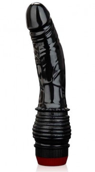 Черный анальный вибратор 4.75" Vibrating Anal Dildo