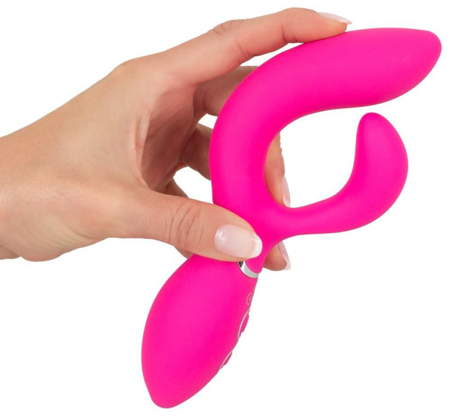 Ярко-розовый вибратор-кролик Bendable Rabbit Vibrator - 19,8 см. Ярко-розовый вибратор-кролик Bendable Rabbit Vibrator - 19,8 см.