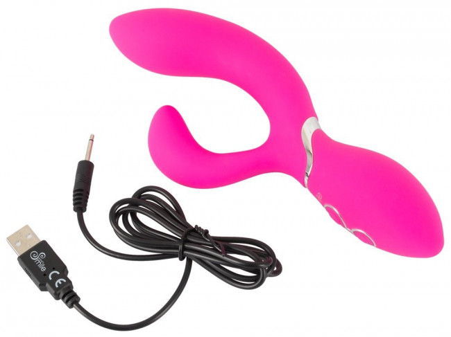 Ярко-розовый вибратор-кролик Bendable Rabbit Vibrator - 19,8 см. Ярко-розовый вибратор-кролик Bendable Rabbit Vibrator - 19,8 см.