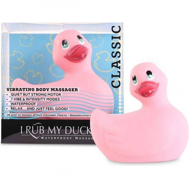 Розовый вибратор-уточка I Rub My Duckie 2.0 Розовый вибратор-уточка I Rub My Duckie 2.0
