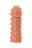 Насадка на фаллос с шипами и продолговатыми бугорками Extreme Sleeve 004 M-size - 14,7 см.