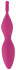 Ярко-розовый клиторальный вибратор с 3 насадками Spot Vibrator with 3 Tips - 17,9 см.