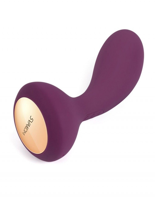Фиолетовый массажёр простаты Julie Violet с вибрацией и пультом ДУ Фиолетовый массажёр простаты Julie Violet с вибрацией и пультом ДУ