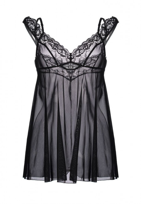 Сексуальный бэби-долл c разрезом сзади Sofia Сексуальный бэби-долл c разрезом сзади Sofia