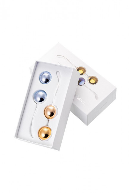 Синие и золотистые вагинальные шарики Nalone Yany Синие и золотистые вагинальные шарики Nalone Yany