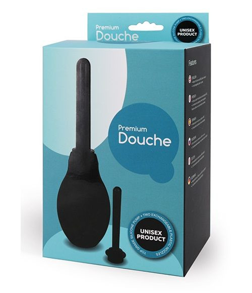 Анальный душ с 2 съемными насадками Анальный душ с 2 съемными насадками