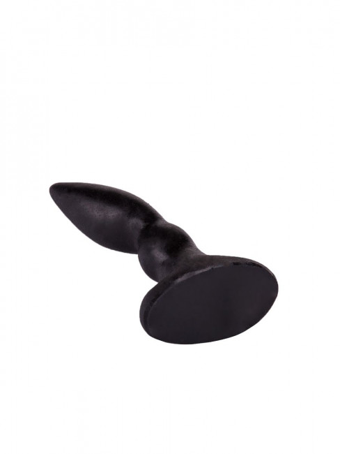 Изогнутая черная анальная пробка №1 в черной коробке - 10 см. Изогнутая черная анальная пробка №1 в черной коробке - 10 см.