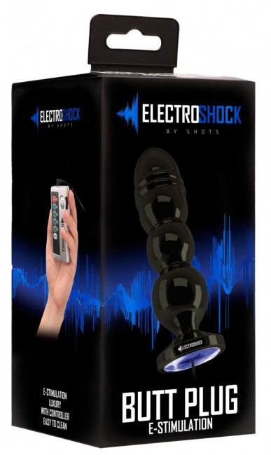 Темно-серая анальная пробка с электростимуляцией Bold Butt Plug - 14,1 см. Темно-серая анальная пробка с электростимуляцией Bold Butt Plug - 14,1 см.