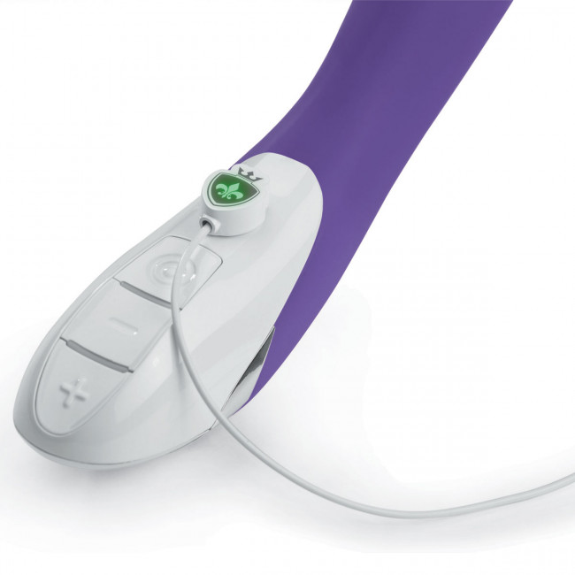 Фиолетовый вибратор Mystim Elegant Eric - 27 см. Фиолетовый вибратор Mystim Elegant Eric - 27 см.