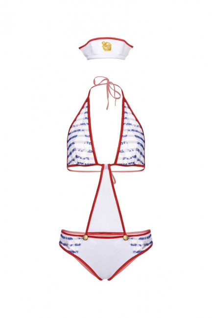 Игровой костюм морячки: боди и головной убор Игровой костюм морячки: боди и головной убор