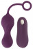Фиолетовые вагинальные виброшарики Remote Controlled Love Balls
