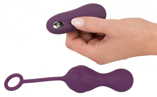 Фиолетовые вагинальные виброшарики Remote Controlled Love Balls Фиолетовые вагинальные виброшарики Remote Controlled Love Balls