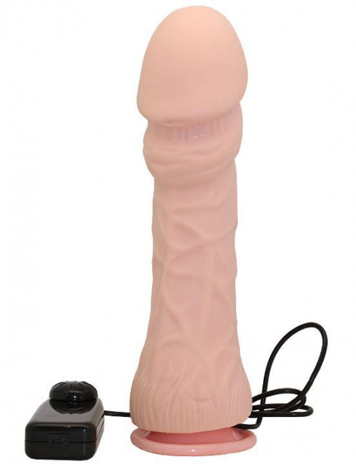 Вибратор-гигант на присоске из реалистичного материала - 26,5 см. Вибратор-гигант на присоске из реалистичного материала - 26,5 см.