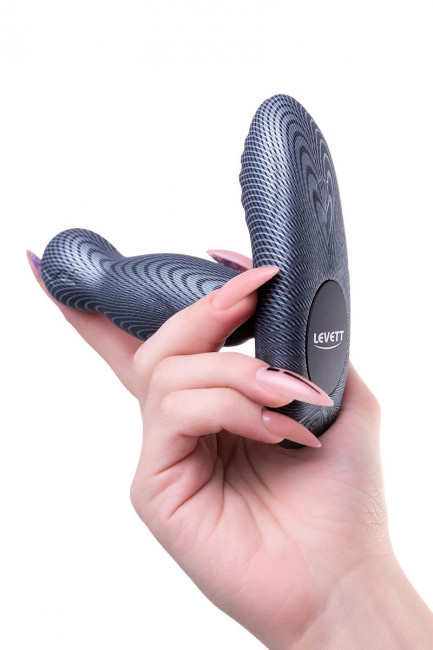 Черный вибростимулятор простаты Ancus с пультом ДУ Черный вибростимулятор простаты Ancus с пультом ДУ