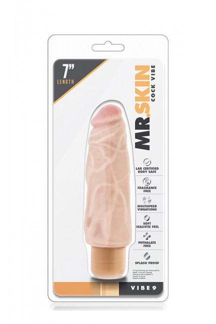 Рельефный вибратор-реалистик Dr. Skin Cock Vibe 9 - 17,8 см. Рельефный вибратор-реалистик Dr. Skin Cock Vibe 9 - 17,8 см.