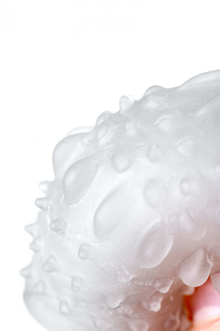 Прозрачный мастурбатор-шарик с пупырышками Прозрачный мастурбатор-шарик с пупырышками