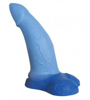 Голубой фаллоимитатор "Морской дракон Large" - 27 см.
