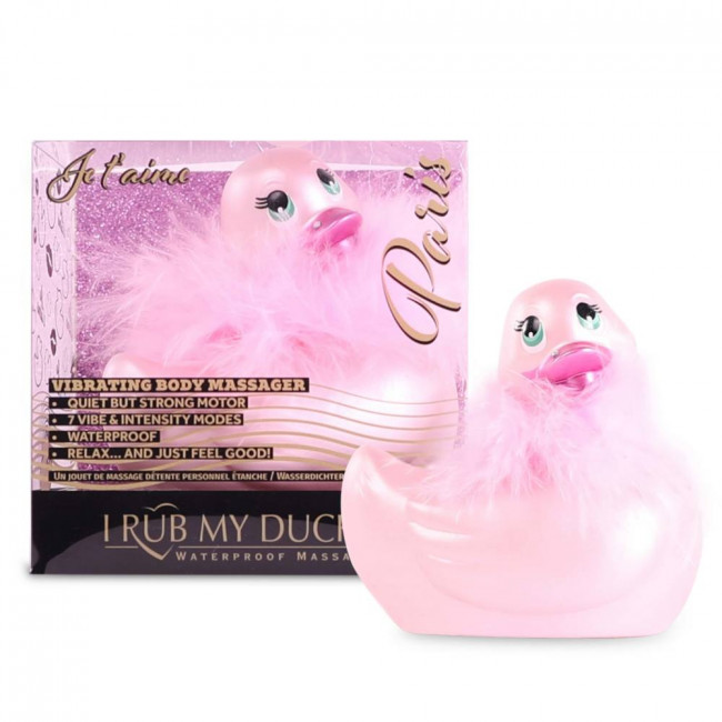 Розовый вибратор-уточка I Rub My Duckie 2.0 Paris Розовый вибратор-уточка I Rub My Duckie 2.0 Paris