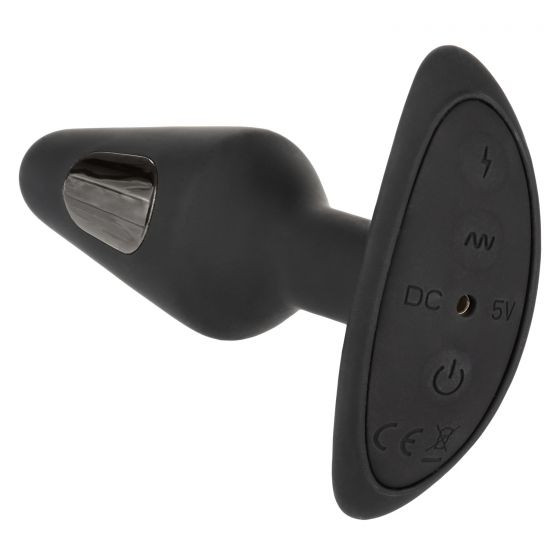 Черная анальная пробка с электростимуляцией Volt Electro-Fury - 12,75 см. Черная анальная пробка с электростимуляцией Volt Electro-Fury - 12,75 см.