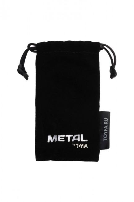 Золотистый каплевидный анальный плаг с чёрным кристаллом - 9,5 см.