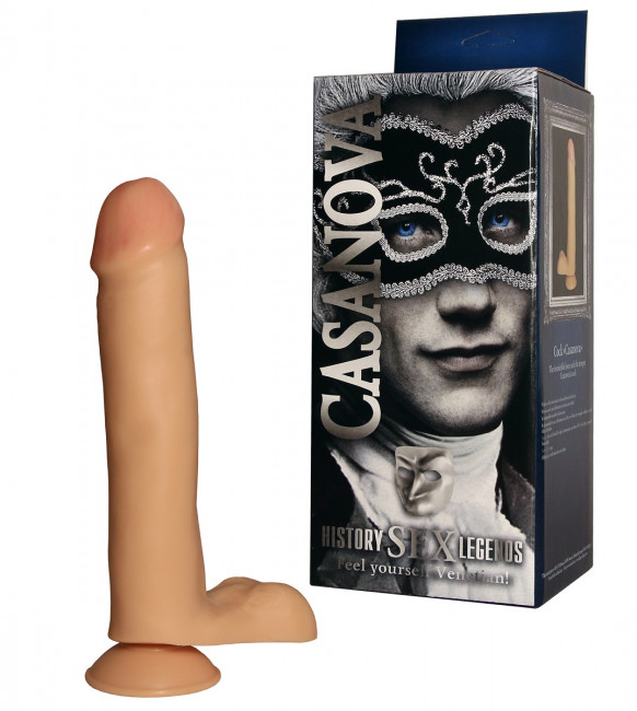 Фаллоимитатор на присоске "Казанова" - 23 см.