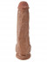 Фалоимитатор-мулат на присоске 11" Cock with Balls - 28 см.