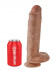 Фалоимитатор-мулат на присоске 11" Cock with Balls - 28 см.
