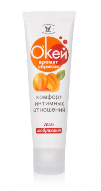 Гель-лубрикант "Окей" с ароматом абрикоса - 50 гр.