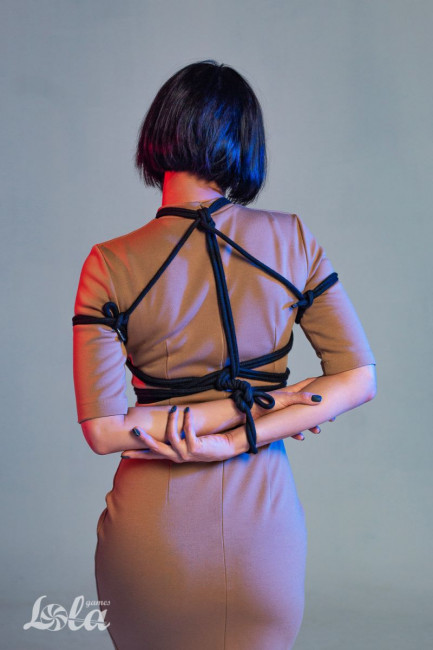 Черная веревка Tende - 10 м. Черная веревка Tende - 10 м.