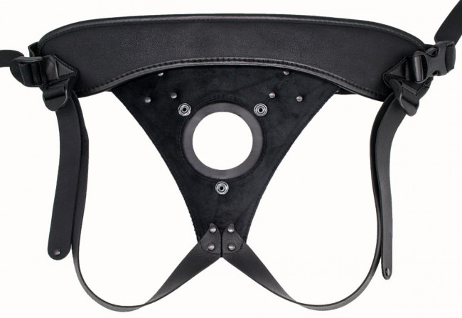 Гигантский фаллоимитатор на присоске в комплекте с трусиками - 26 см. Гигантский фаллоимитатор на присоске в комплекте с трусиками - 26 см.