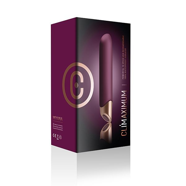 Фиолетовый вибратор Climaximum Miyana - 15,4 см. Фиолетовый вибратор Climaximum Miyana - 15,4 см.