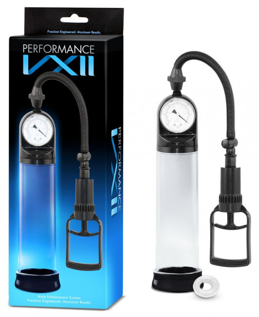 Вакуумная помпа с манометром Performance VX2 Male Enhancement Pump System Вакуумная помпа с манометром Performance VX2 Male Enhancement Pump System