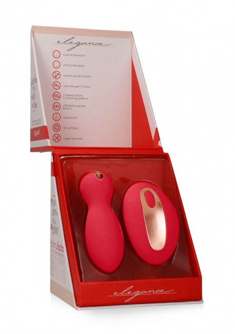 Красные вагинальные шарики Purity с пультом ДУ Красные вагинальные шарики Purity с пультом ДУ