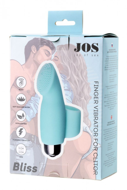 Мятная вибронасадка на палец для клиторальной стимуляции JOS BLISS - 9 см. Мятная вибронасадка на палец для клиторальной стимуляции JOS BLISS - 9 см.