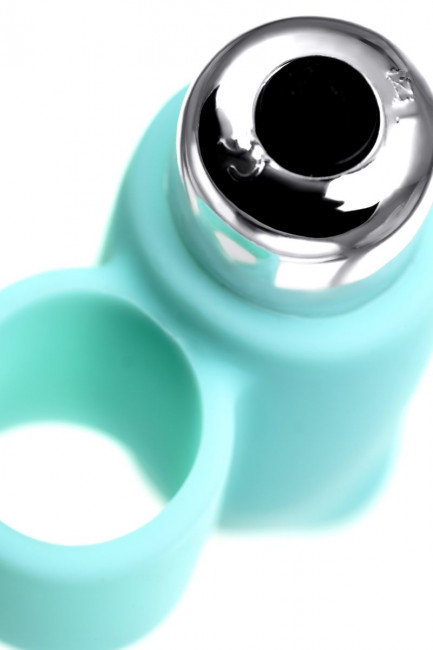 Мятная вибронасадка на палец для клиторальной стимуляции JOS BLISS - 9 см. Мятная вибронасадка на палец для клиторальной стимуляции JOS BLISS - 9 см.