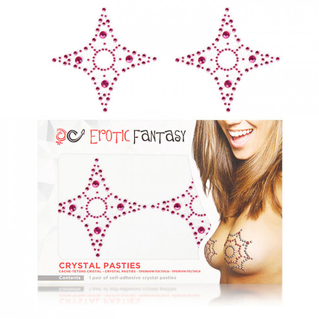 Розовые пэстисы из кристаллов Pink Star Розовые пэстисы из кристаллов Pink Star