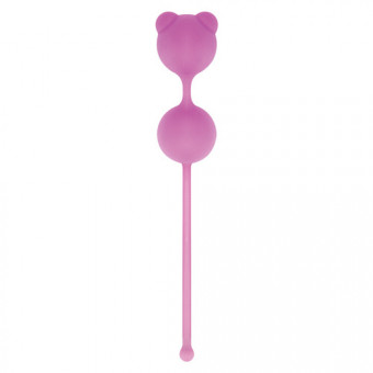 Розовые вагинальные шарики PUSSYNUT DOUBLE SILICONE