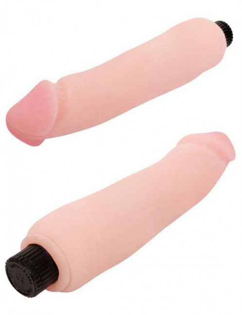 Телесный вибратор из ультраскин - 24 см. Телесный вибратор из ультраскин - 24 см.