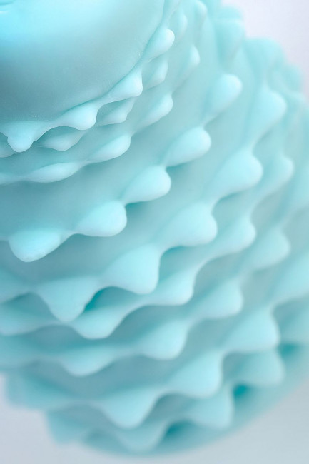 Бирюзовый рельефный мастурбатор Flaff Бирюзовый рельефный мастурбатор Flaff