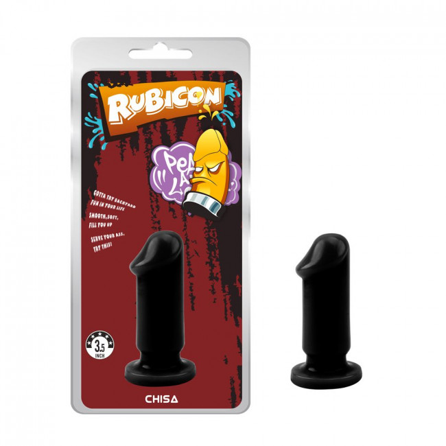 Черный анальный фаллоимитатор Evil Dildo Plug S - 9 см. Черный анальный фаллоимитатор Evil Dildo Plug S - 9 см.
