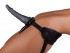 Насадка-фаллоимитатор на кожаных трусиках Harness Ultra Realistic 6,5" - 18,5 см.