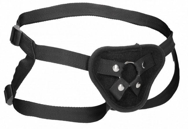 Черные трусики для страпона V&V Adjustable Harness with O-Ring Черные трусики для страпона V&V Adjustable Harness with O-Ring