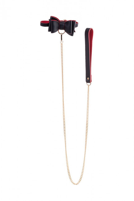 Черно-красный бондажный набор Bow-tie Черно-красный бондажный набор Bow-tie