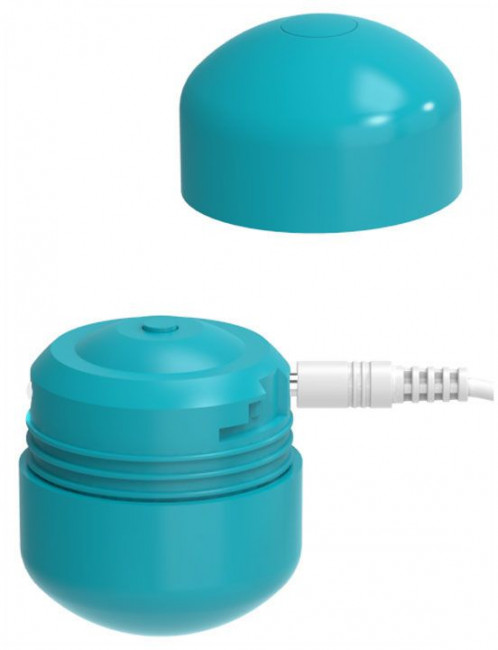 Бирюзовый клиторальный стимулятор Cute Bullet Бирюзовый клиторальный стимулятор Cute Bullet