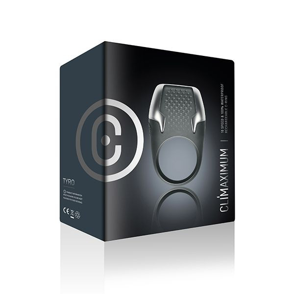 Серое эрекционное кольцо Climaximum Tyro Серое эрекционное кольцо Climaximum Tyro