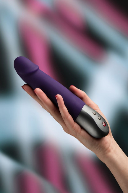 Фиолетовый пульсатор Stronic Real - 20 см. Фиолетовый пульсатор Stronic Real - 20 см.