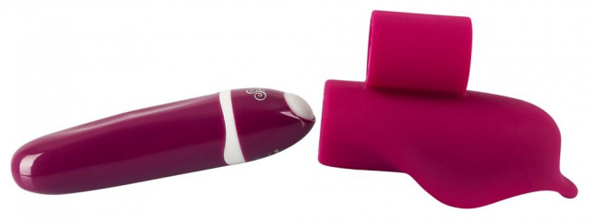 Малиновый вибронабор для пар из 7 предметов