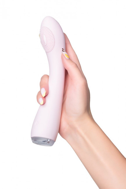 Нежно-розовый вибратор PPP SHIO-PRO - 21 см. Нежно-розовый вибратор PPP SHIO-PRO - 21 см.