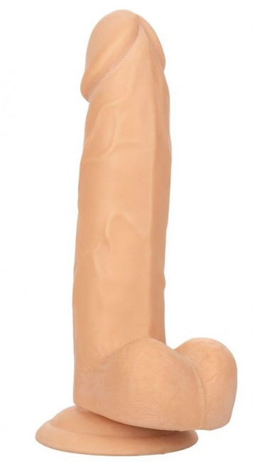 Телесный фаллоимитатор Size Queen 6" - 20,25 см.